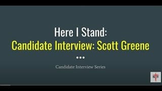 Here I Stand: Interview with Scott Greene